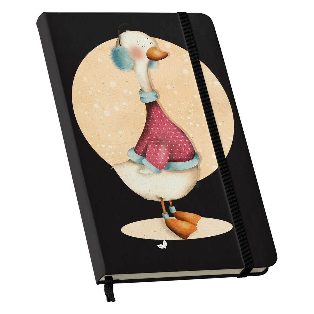 Taccuino Papera dell'album Wonderland di Simona Luciano: copertina soft touch in 8 colori, con chiusura e segnalibro coordinati