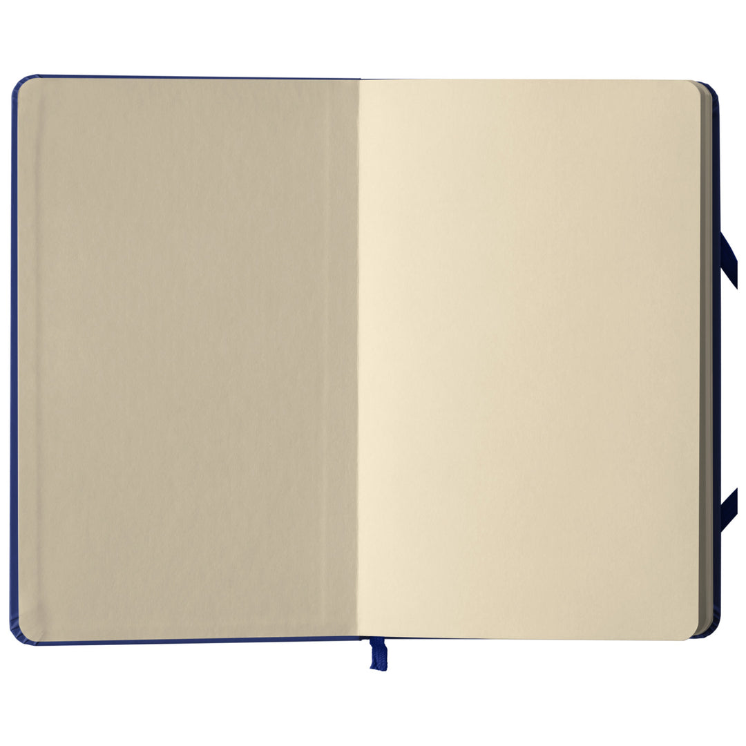 Taccuino LA VÀCA dell'album LÌNNEA BÉSTJI di Io parlo parmigiano: copertina soft touch in 8 colori, con chiusura e segnalibro coordinati