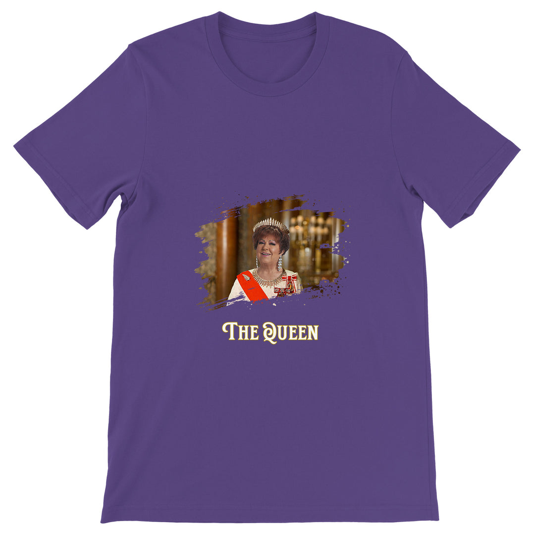 Maglietta The Queen dell'album La regina di Giuseppe Capizzi, T-Shirt uomo donna e bambino a maniche corte in cotone con girocollo