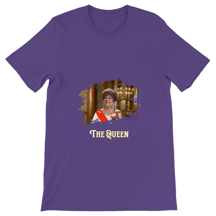 Maglietta The Queen dell'album La regina di Giuseppe Capizzi, T-Shirt uomo donna e bambino a maniche corte in cotone con girocollo