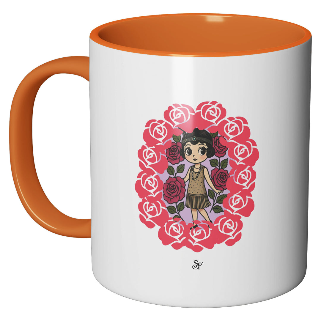 Tazza in ceramica Betty and Rose in Winter dell'album Winter Fantasies From the World - Tazze di SF Creator perfetta idea regalo