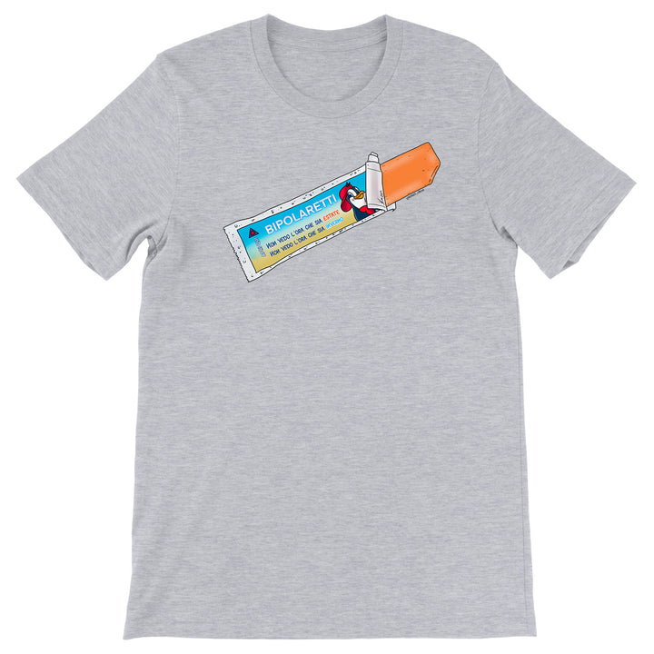 Maglietta Bipolaretti dell'album Che big balle di Kimi, T-Shirt uomo donna e bambino a maniche corte in cotone con girocollo