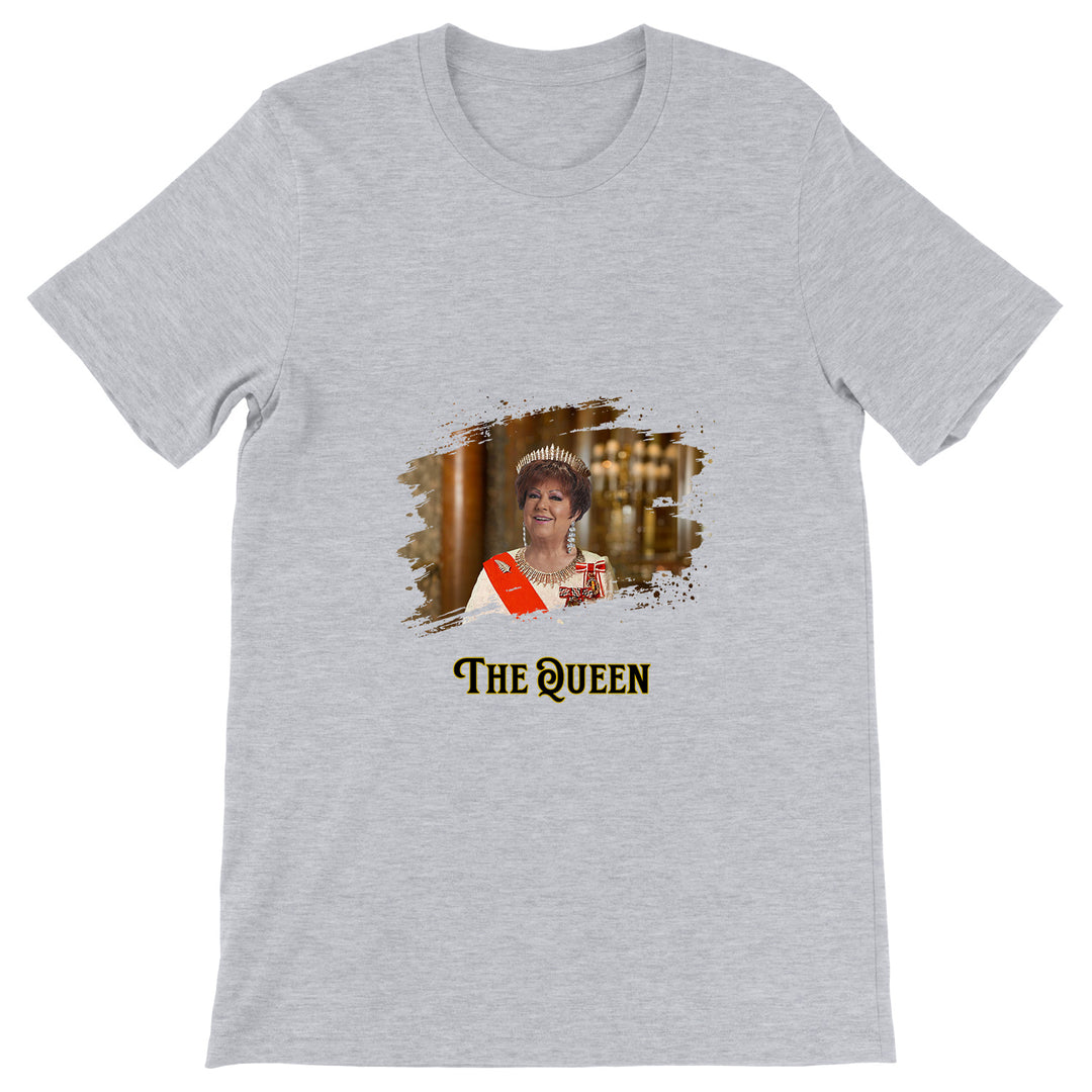 Maglietta The Queen dell'album La regina di Giuseppe Capizzi, T-Shirt uomo donna e bambino a maniche corte in cotone con girocollo