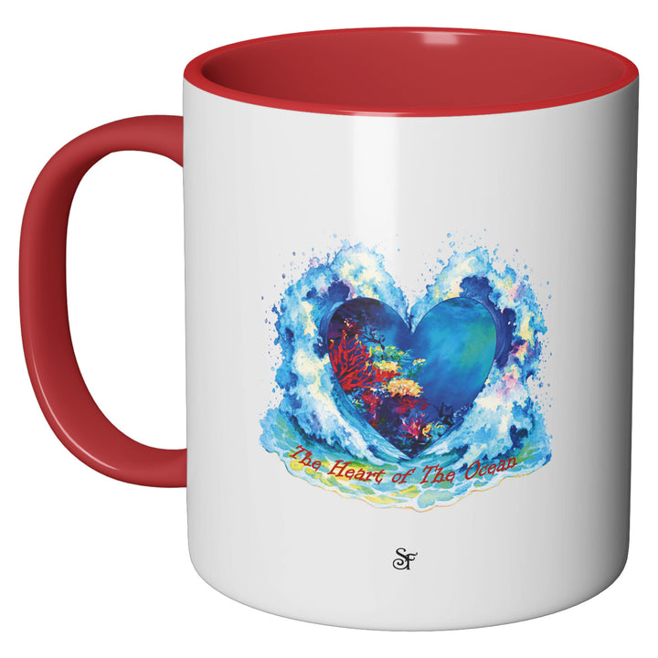 Tazza in ceramica The Heart of the Ocean in Winter dell'album Winter Fantasies From the World - Tazze di SF Creator perfetta idea regalo