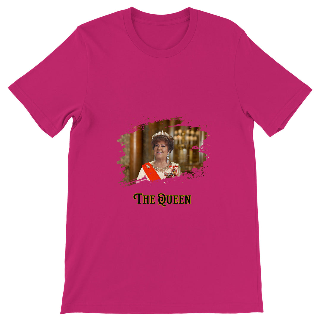 Maglietta The Queen dell'album La regina di Giuseppe Capizzi, T-Shirt uomo donna e bambino a maniche corte in cotone con girocollo