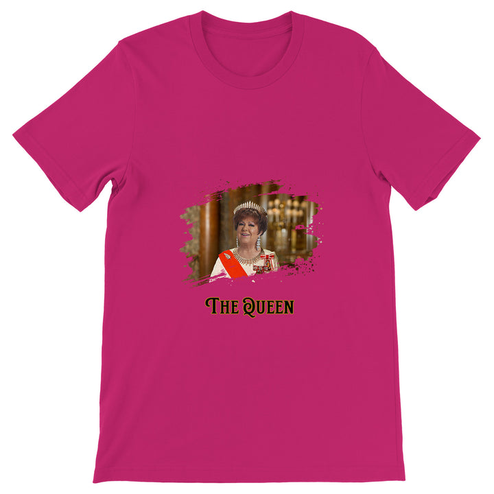 Maglietta The Queen dell'album La regina di Giuseppe Capizzi, T-Shirt uomo donna e bambino a maniche corte in cotone con girocollo