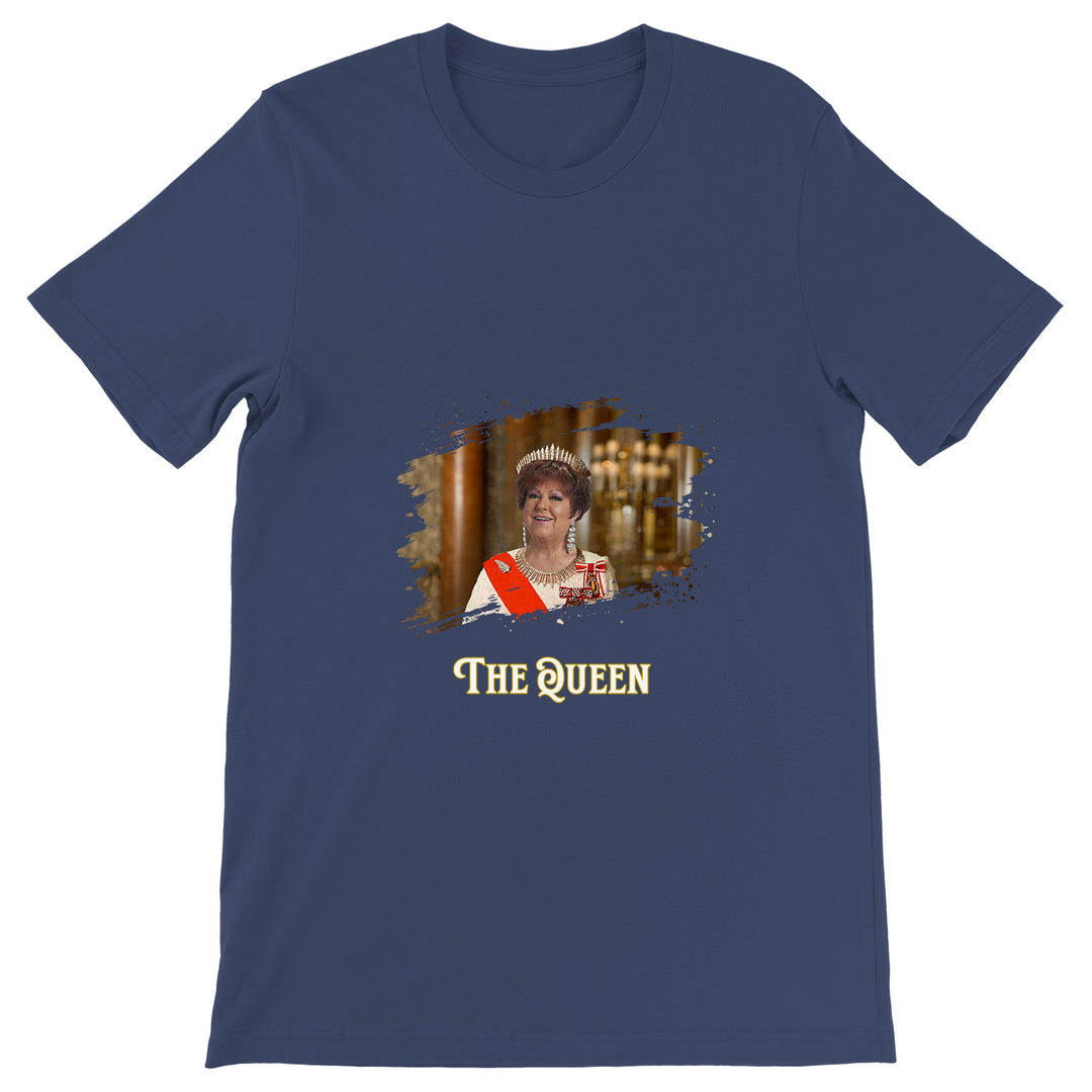 Maglietta The Queen dell'album La regina di Giuseppe Capizzi, T-Shirt uomo donna e bambino a maniche corte in cotone con girocollo