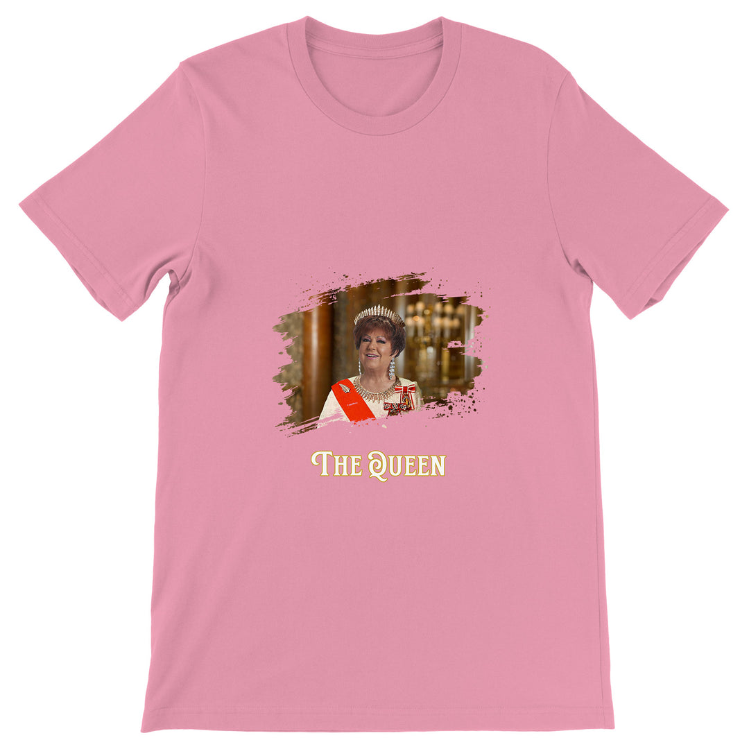Maglietta The Queen dell'album La regina di Giuseppe Capizzi, T-Shirt uomo donna e bambino a maniche corte in cotone con girocollo