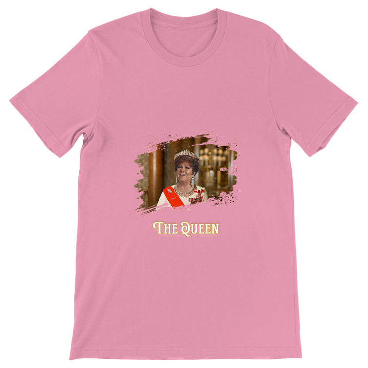 Maglietta The Queen dell'album La regina di Giuseppe Capizzi, T-Shirt uomo donna e bambino a maniche corte in cotone con girocollo