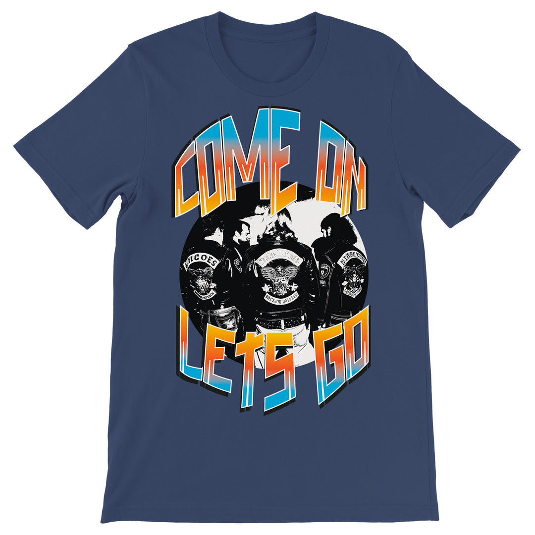 Maglietta Come in let's go dell'album Vintage Core di Francesco Liccardo, T-Shirt uomo donna e bambino a maniche corte in cotone con girocollo