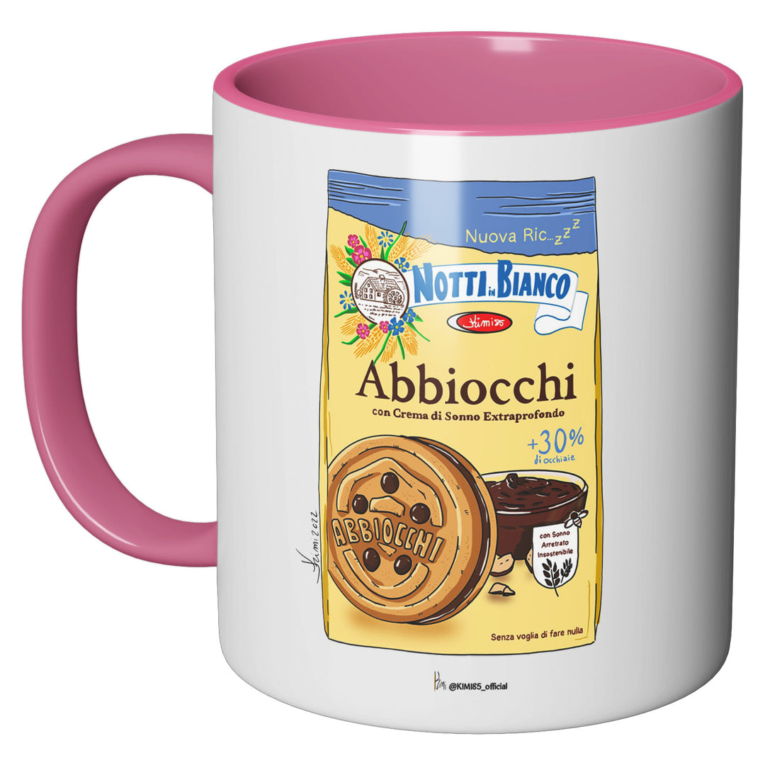 Tazza in ceramica Abbiocchi dell'album Notti in Bianco di Kimi perfetta idea regalo