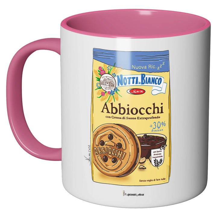 Tazza in ceramica Abbiocchi dell'album Notti in Bianco di Kimi perfetta idea regalo