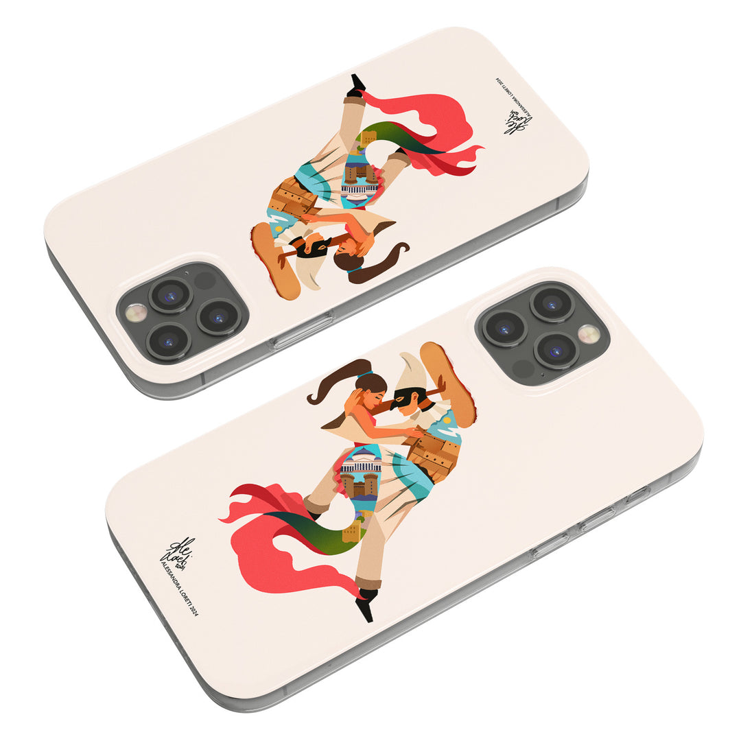 Cover Napoli dell'album Viaggi Illustrati di Alessandra Loreti per iPhone, Samsung, Xiaomi e altri