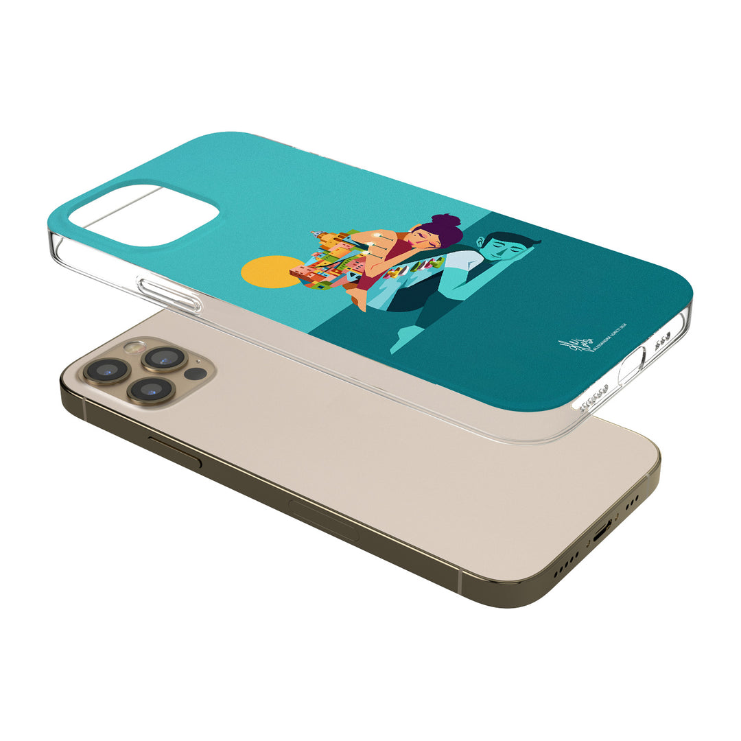 Cover Procida dell'album Viaggi Illustrati di Alessandra Loreti per iPhone, Samsung, Xiaomi e altri