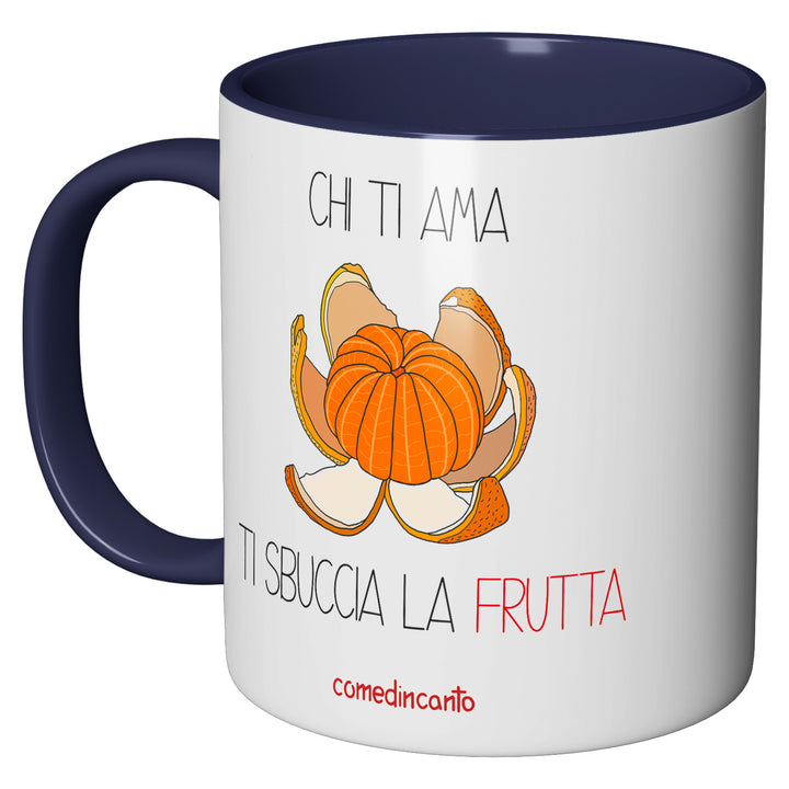 Tazza in ceramica Frutta dell'album Chi ti ama... di comedincanto perfetta idea regalo