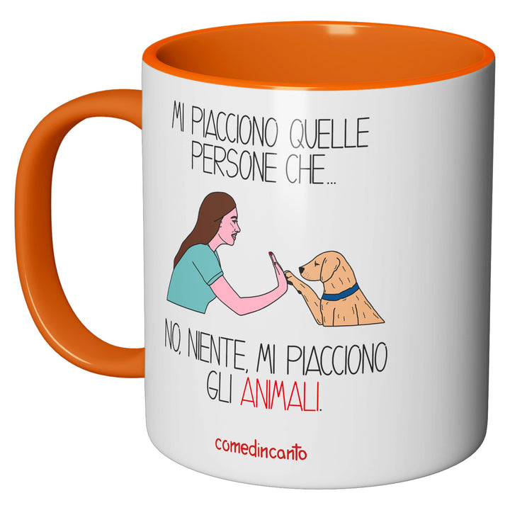 Tazza in ceramica Animali dell'album Chi ti ama... di comedincanto perfetta idea regalo