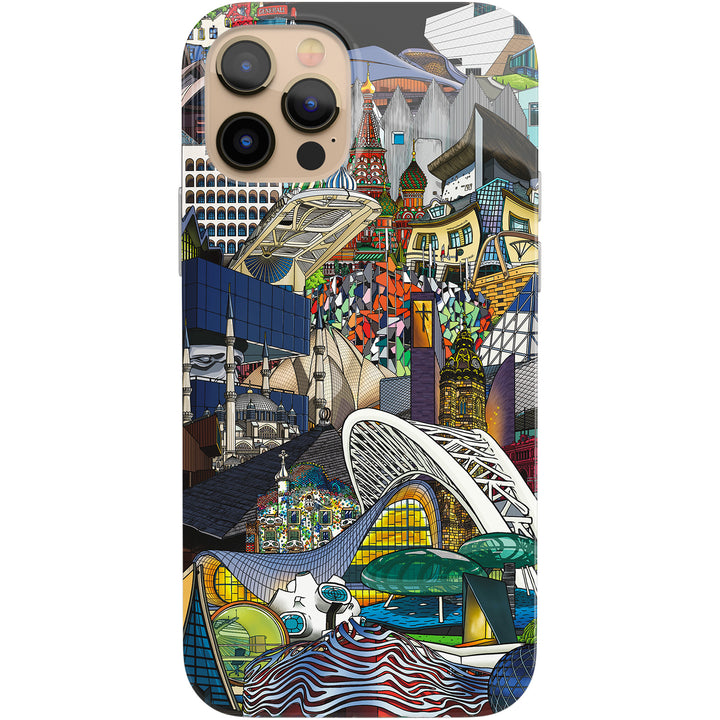 Cover Le architetture dell'album OVERPOPULATED MIND di Daniele Pierantozzi per iPhone, Samsung, Xiaomi e altri