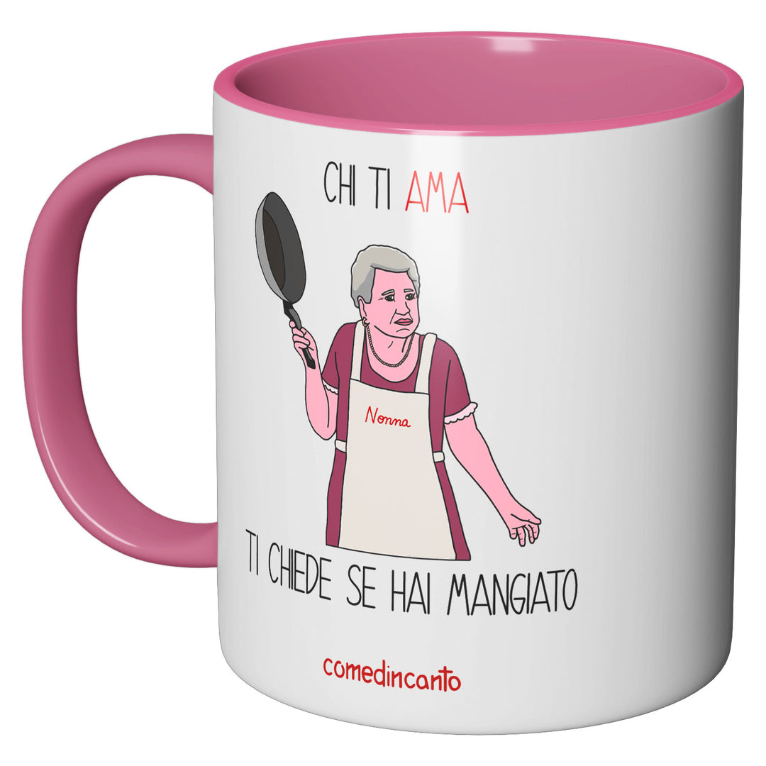 Tazza in ceramica Mangiato dell'album Chi ti ama... di comedincanto perfetta idea regalo