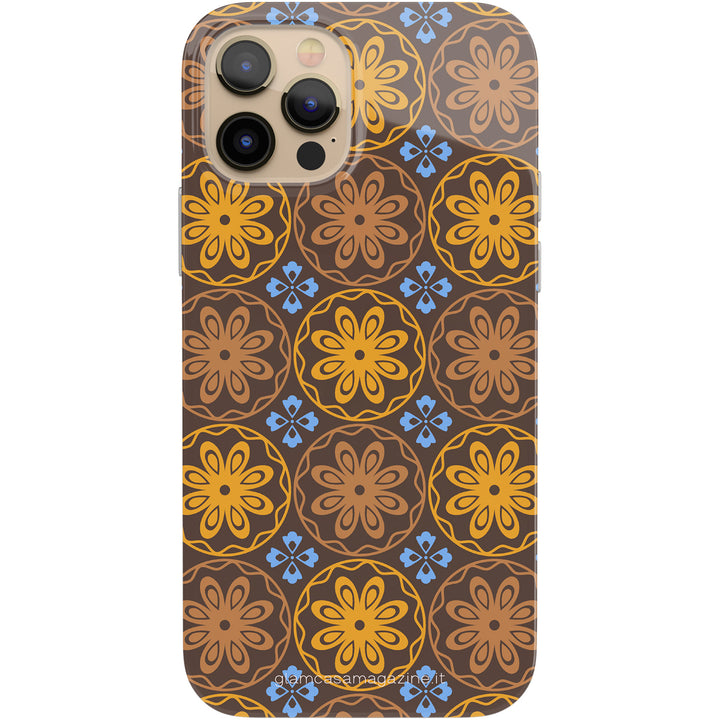 Cover Fiori brown dell'album GLAM Capsule Collection di Glamcasamagazine per iPhone, Samsung, Xiaomi e altri