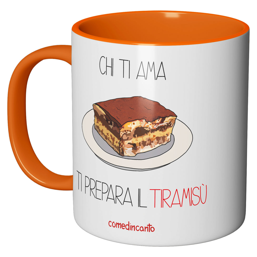 Tazza in ceramica Tiramisù dell'album Chi ti ama... di comedincanto perfetta idea regalo