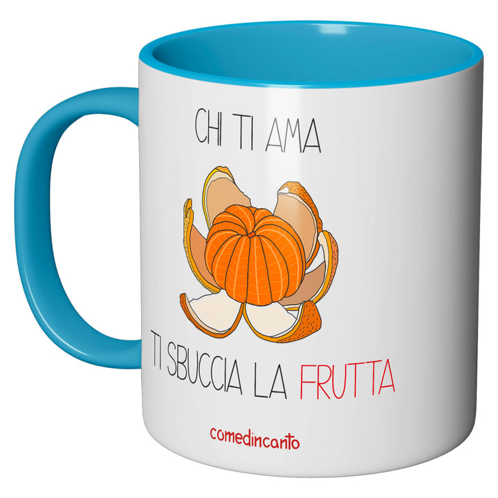 Tazza in ceramica Frutta dell'album Chi ti ama... di comedincanto perfetta idea regalo