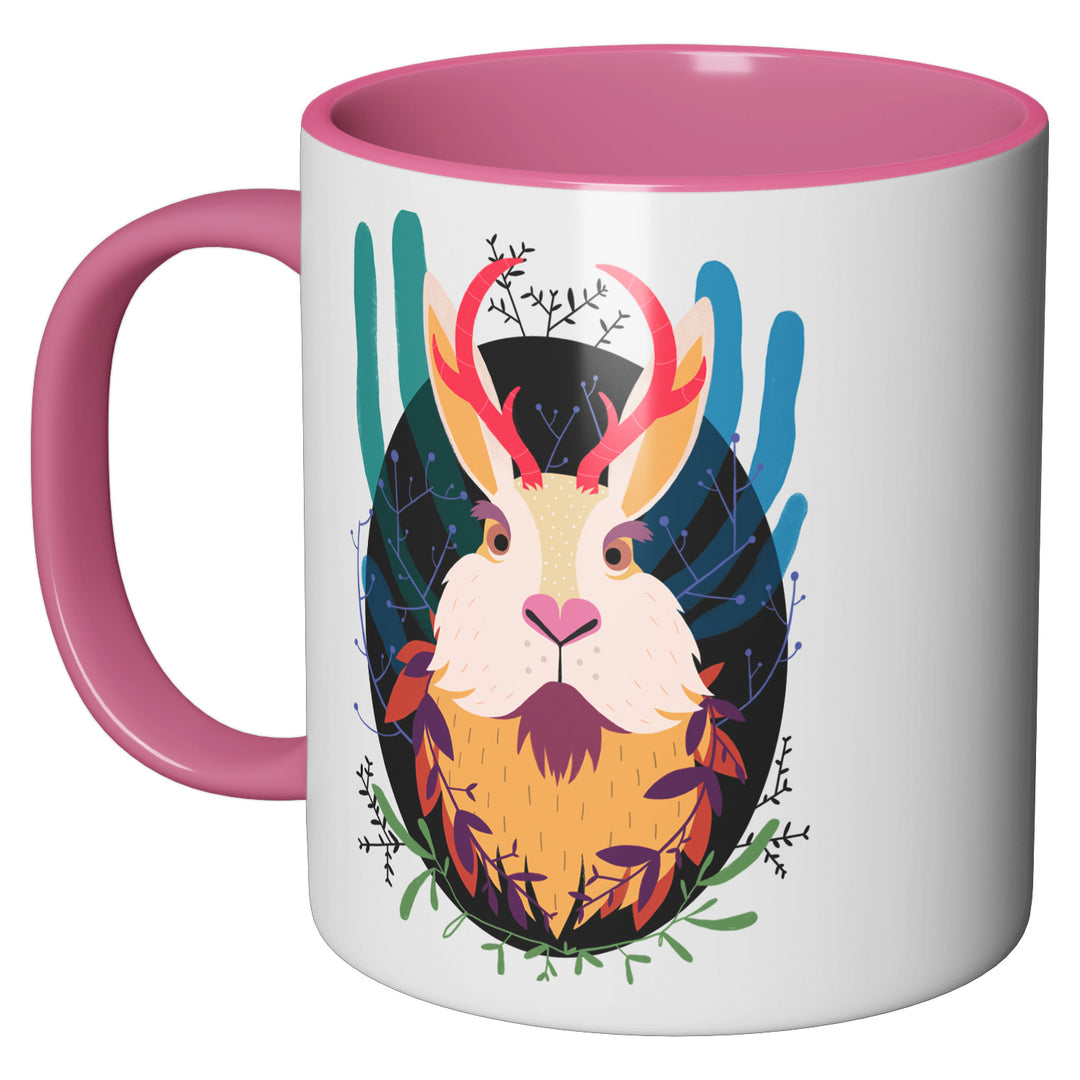 Tazza in ceramica Jackalope dell'album Tazze selvatiche di Silvia Mauri perfetta idea regalo