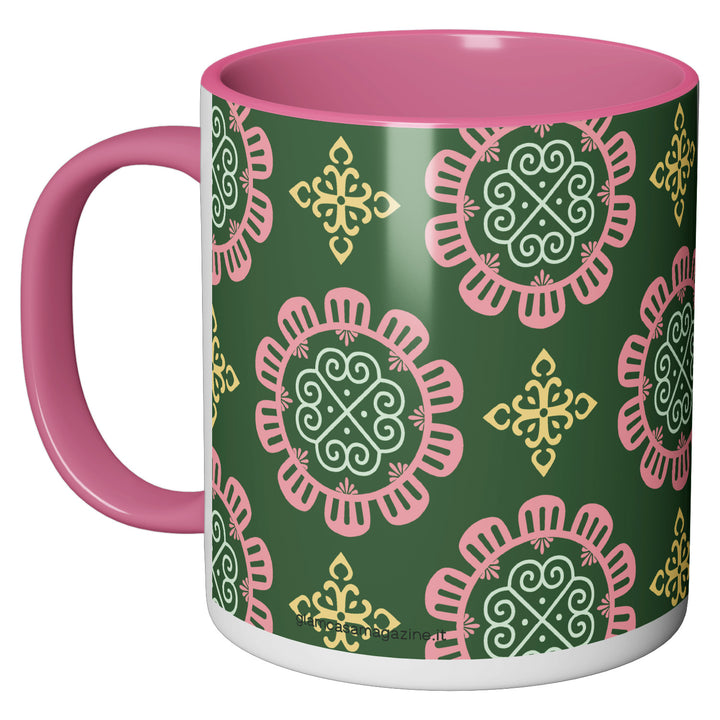 Tazza in ceramica Fiori Vintage dell'album Tazze Glam di Glamcasamagazine perfetta idea regalo