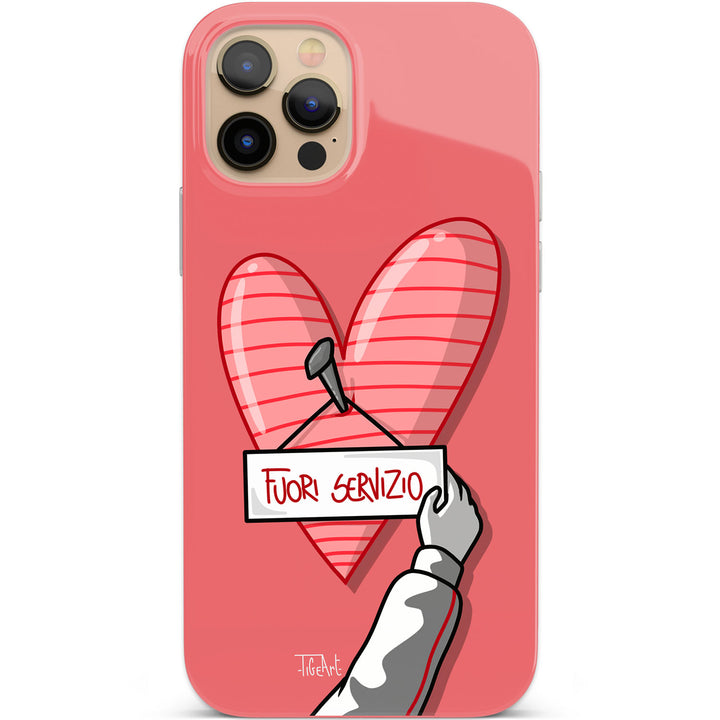 Cover Fuori Servizio dell'album dimMI se chiAMI di TiGeArt per iPhone, Samsung, Xiaomi e altri