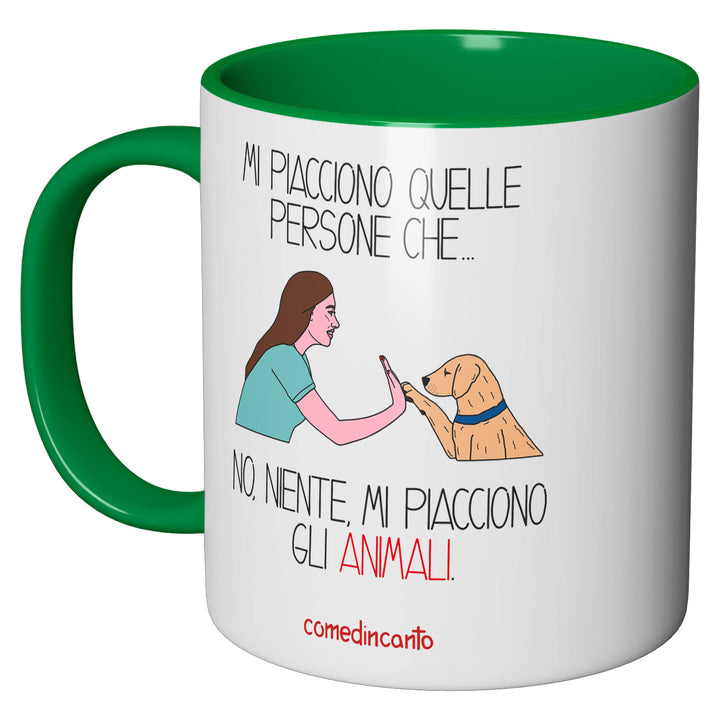 Tazza in ceramica Animali dell'album Chi ti ama... di comedincanto perfetta idea regalo