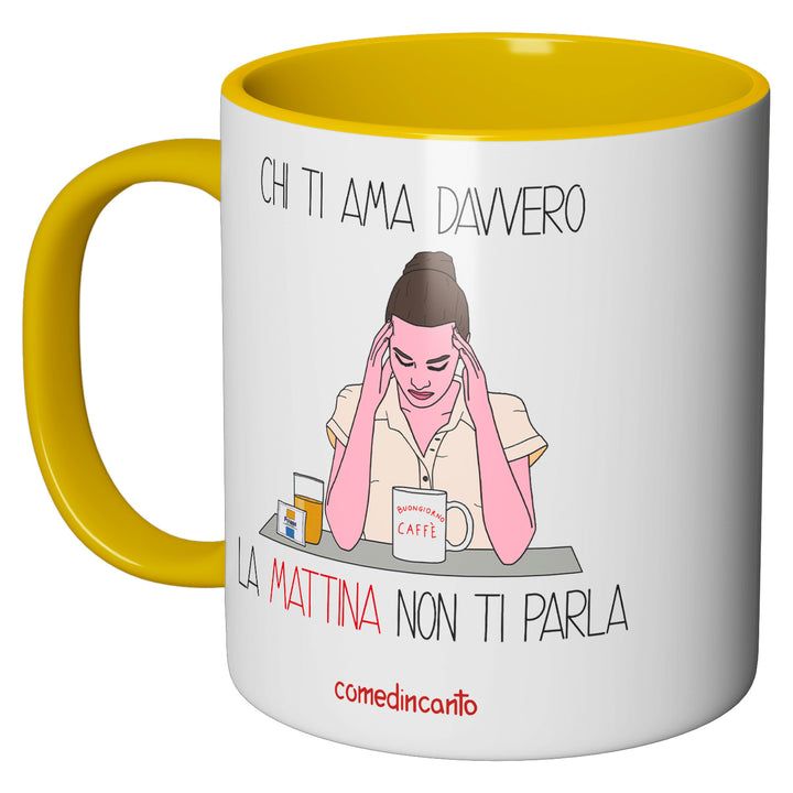 Tazza in ceramica Mattina dell'album Chi ti ama... di comedincanto perfetta idea regalo