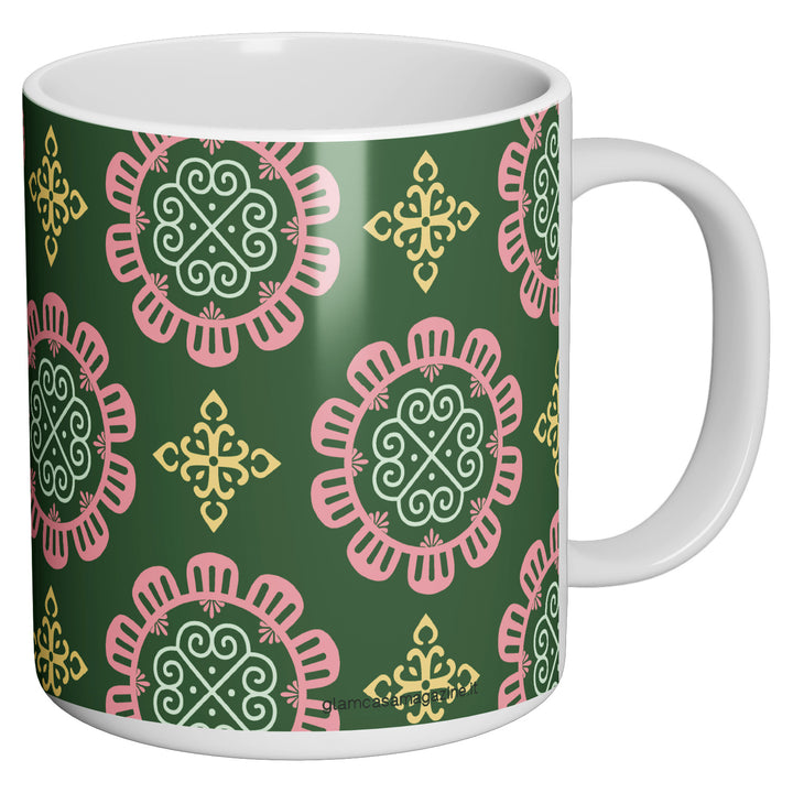 Tazza in ceramica Fiori Vintage dell'album Tazze Glam di Glamcasamagazine perfetta idea regalo