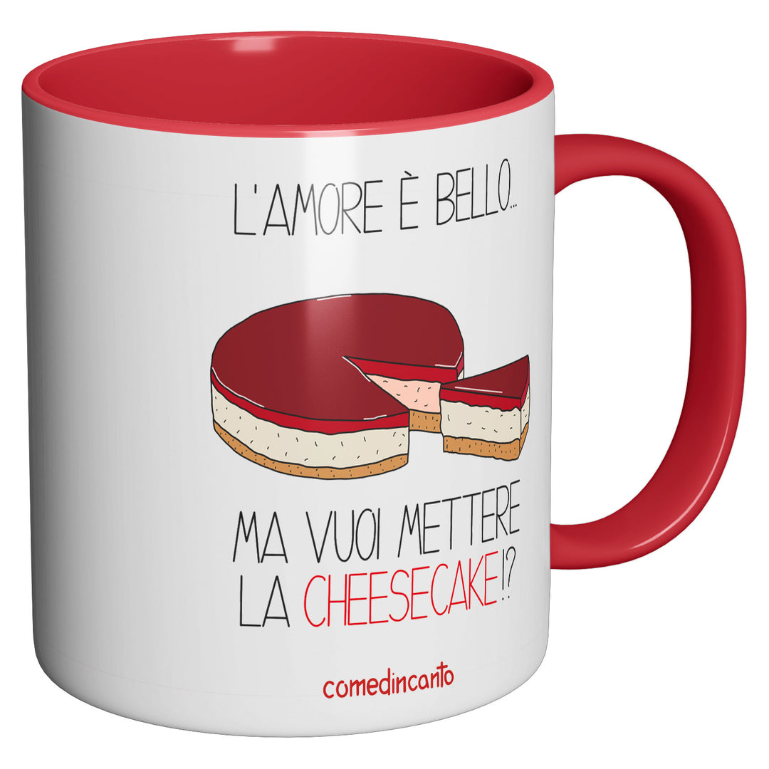 Tazza in ceramica Cheesecake dell'album Chi ti ama... di comedincanto perfetta idea regalo