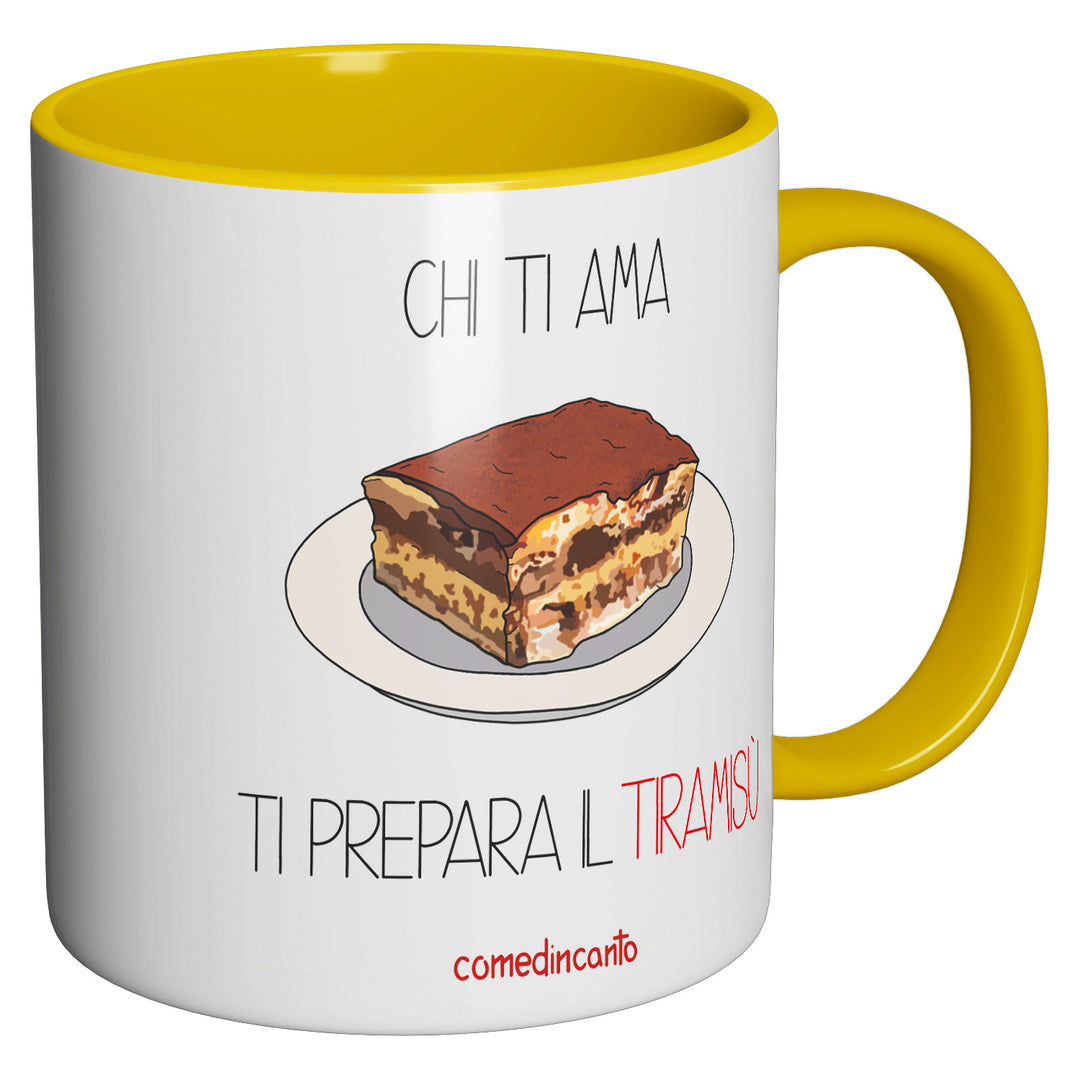 Tazza in ceramica Tiramisù dell'album Chi ti ama... di comedincanto perfetta idea regalo