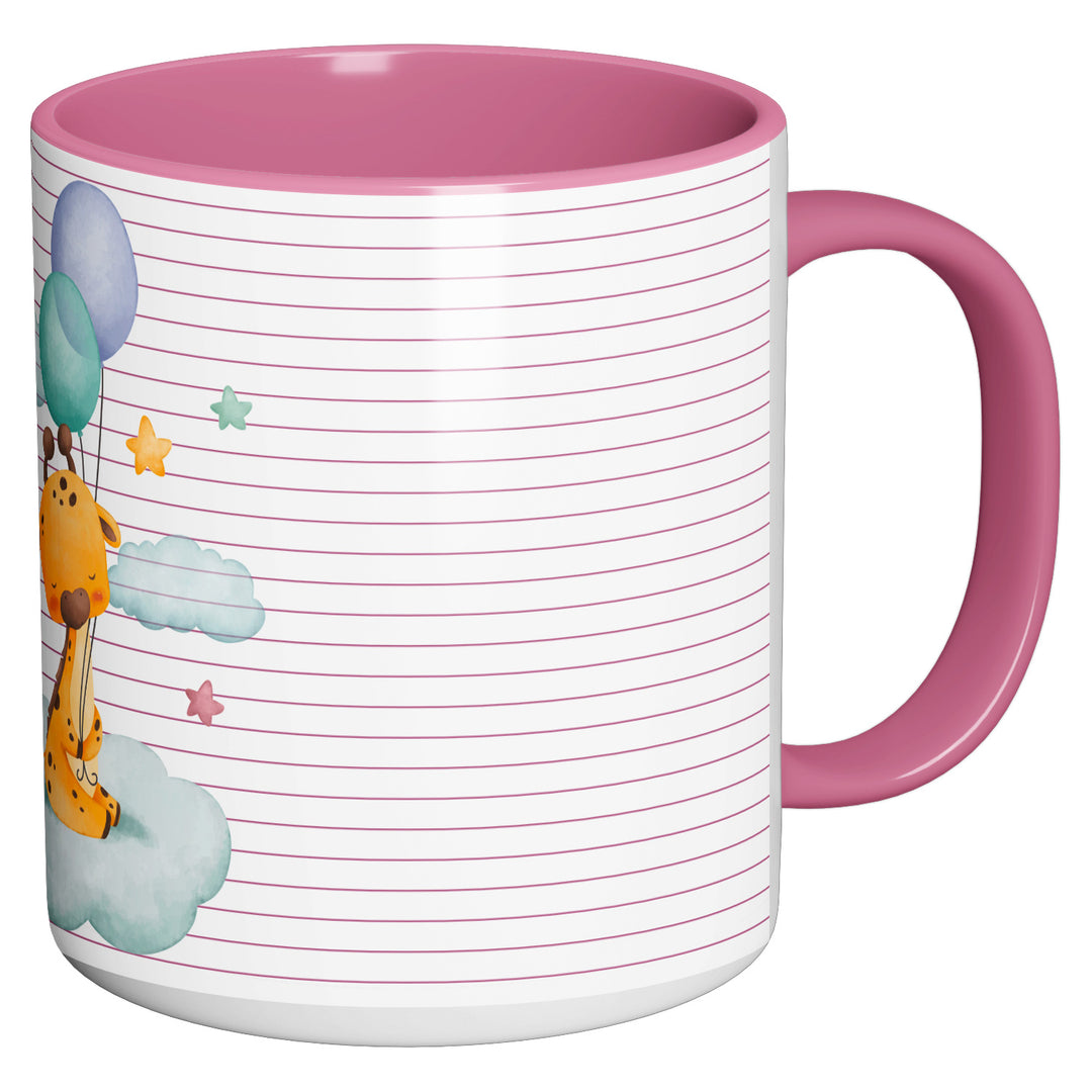 Tazza in ceramica Giraffa con palloncini dell'album Baby Tazze di Glamcasamagazine perfetta idea regalo