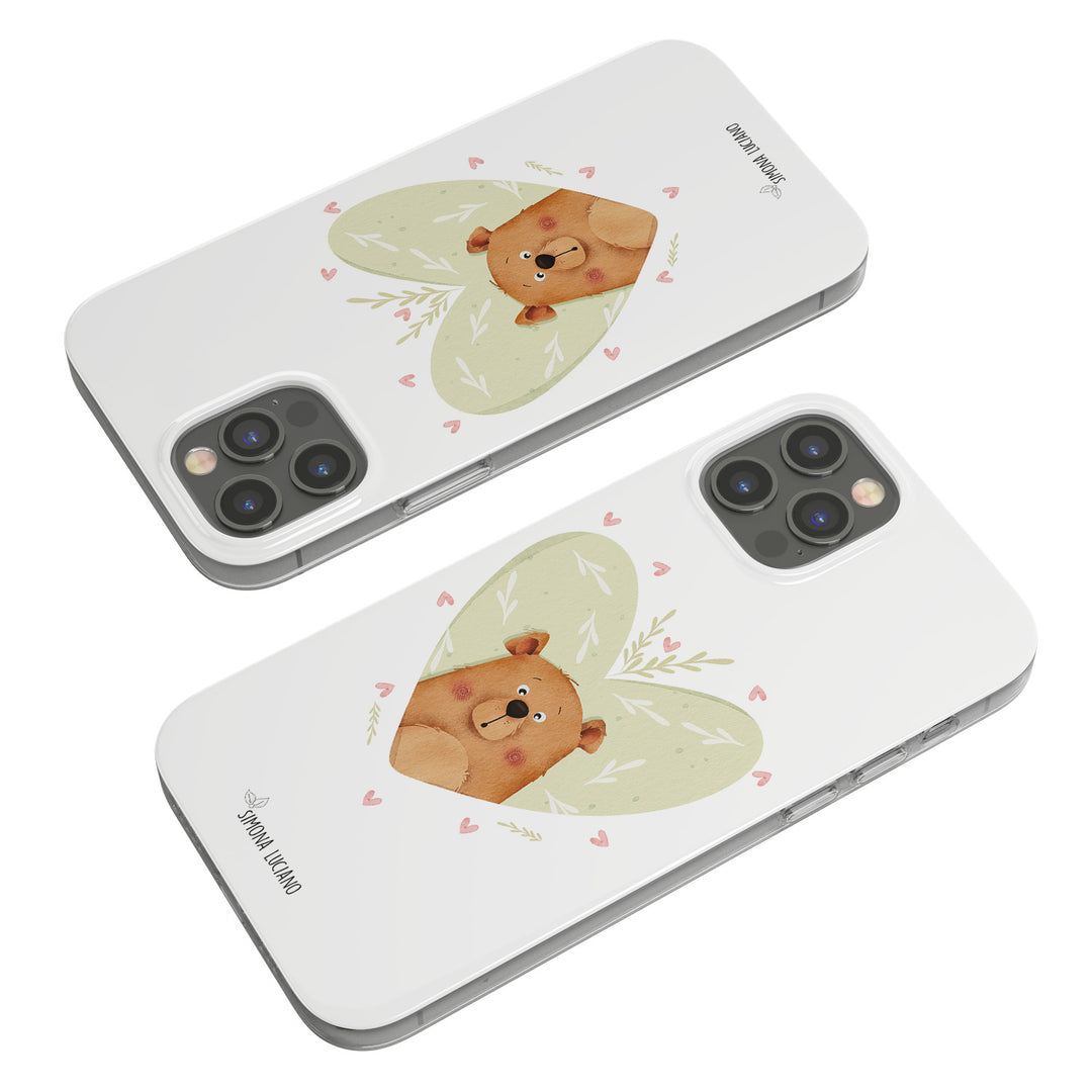 Cover Bear in love dell'album Flower di Simona Luciano per iPhone, Samsung, Xiaomi e altri