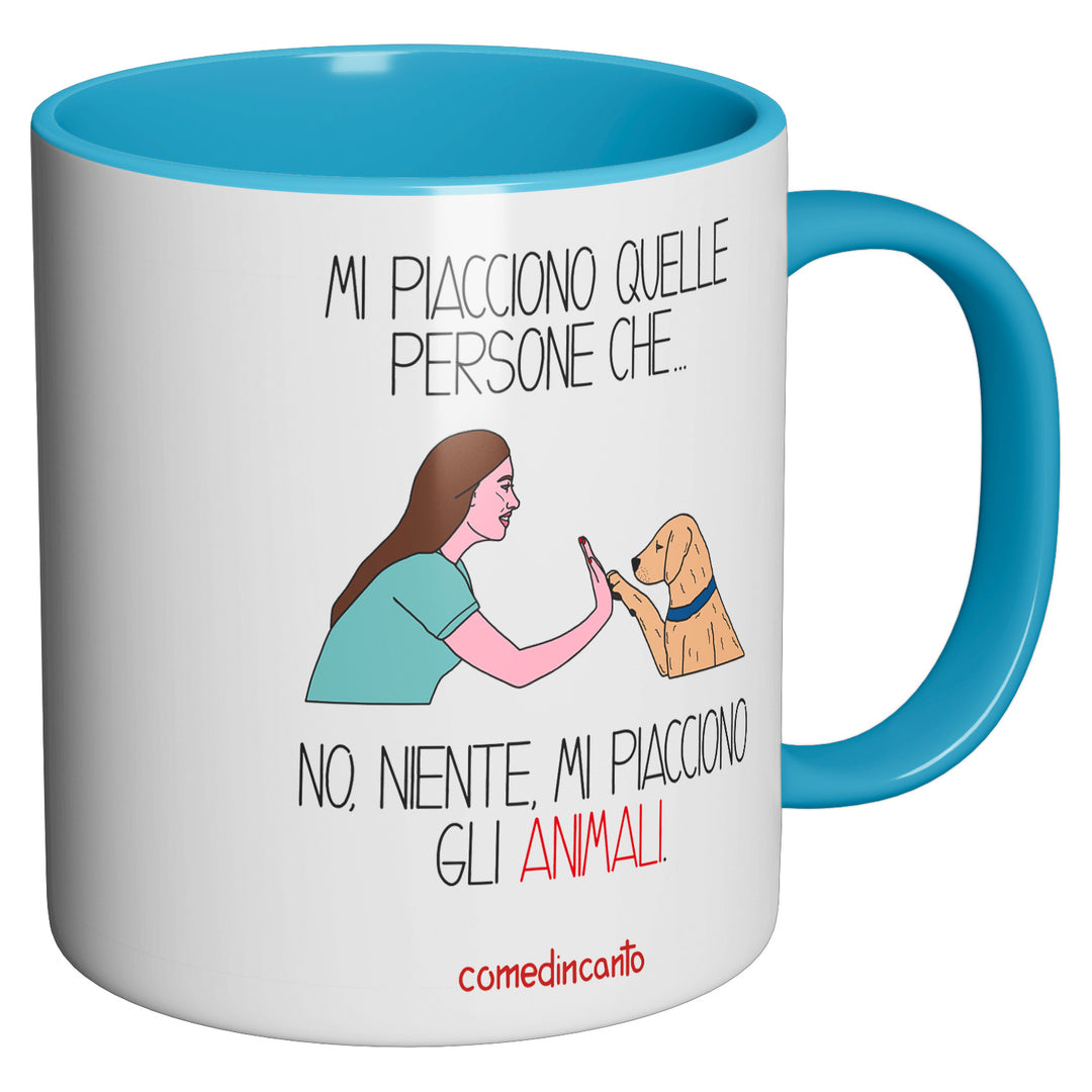 Tazza in ceramica Animali dell'album Chi ti ama... di comedincanto perfetta idea regalo