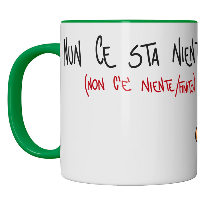 Tazza in ceramica Non c'è niente dell'album Linguaggio Napoletano di TiGeArt perfetta idea regalo