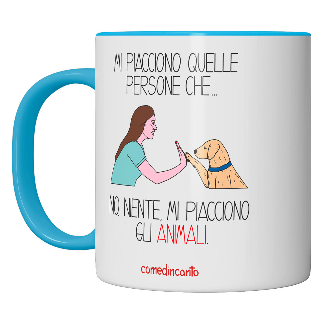 Tazza in ceramica Animali dell'album Chi ti ama... di comedincanto perfetta idea regalo