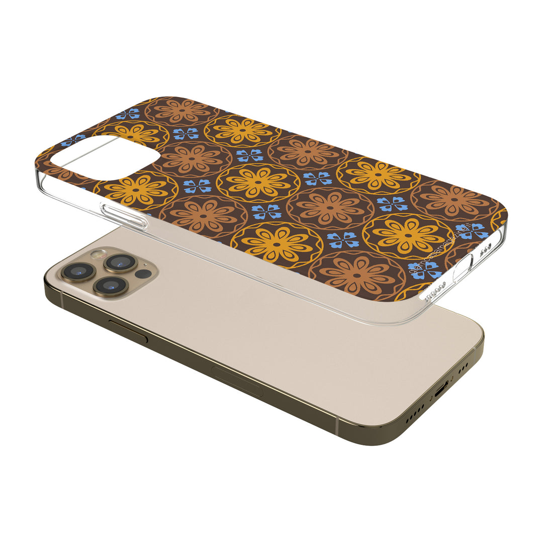 Cover Fiori brown dell'album GLAM Capsule Collection di Glamcasamagazine per iPhone, Samsung, Xiaomi e altri